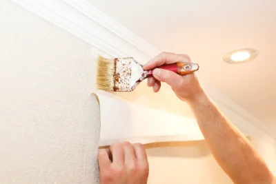 Pose de papier peint à Reichstett — revêtements muraux et toiles de verre